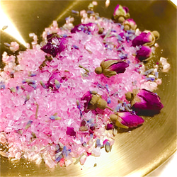 【飾れるポプリ】母の日ギフト　薔薇とエプソムソルトのポプリ　ラベンダーの香り 15枚目の画像