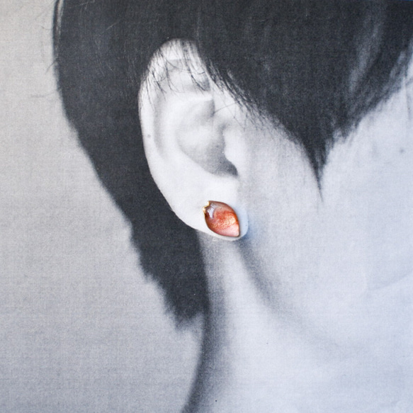 「桜の便り 」耳飾り　金具選択可　 8枚目の画像
