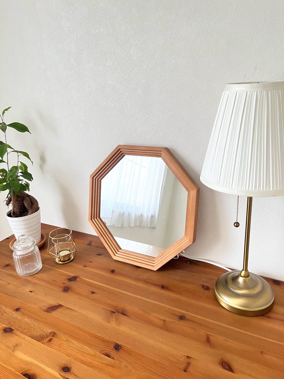 ZARAホーム 八角 壁掛け鏡 【公式通販】