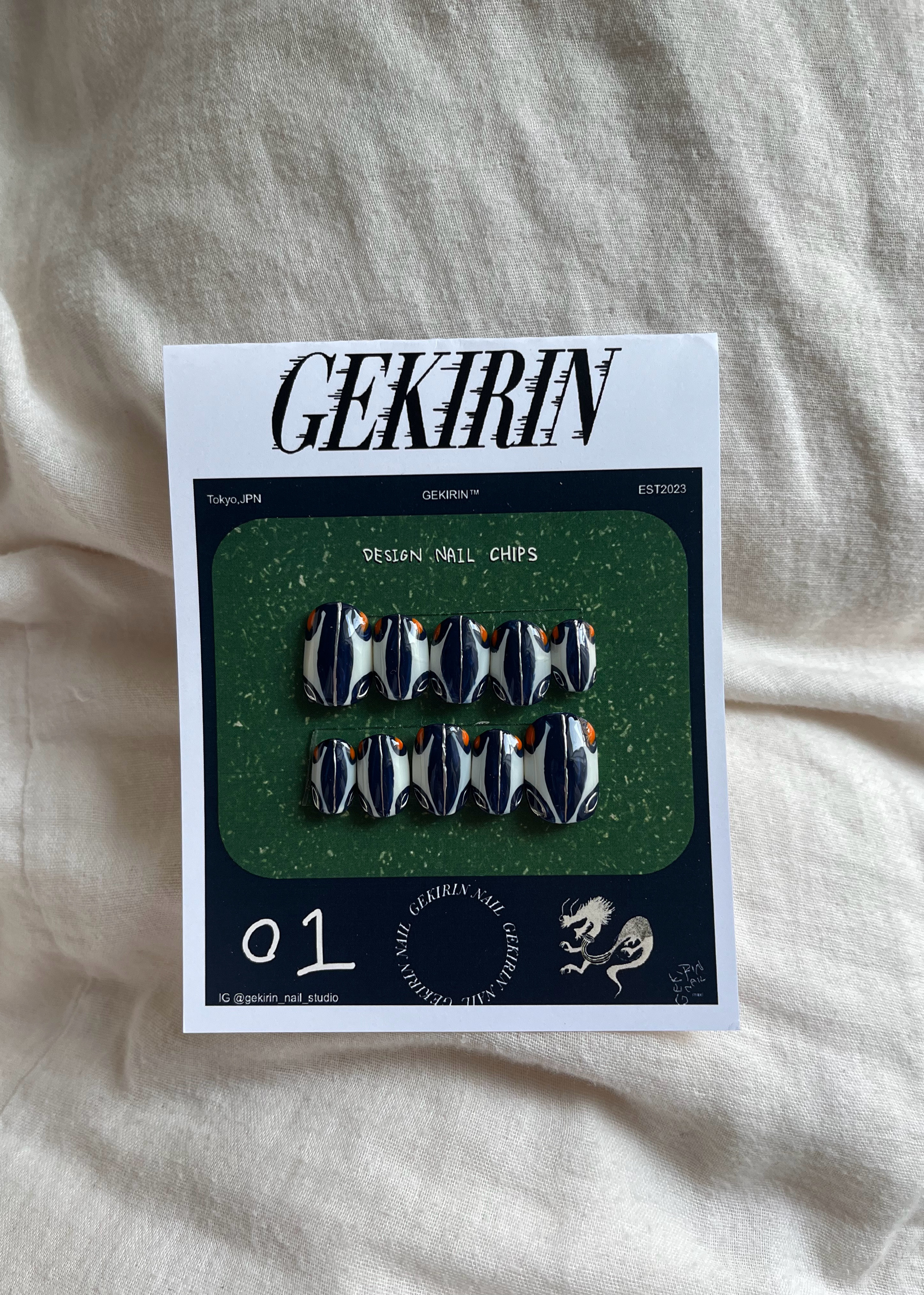 ネイルチップ　Insecter HAGA GRAPHIC