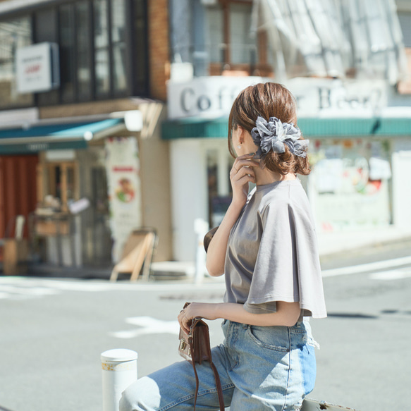 美しく風を感じる接触冷感Tシャツ｜ウォームグレー 9枚目の画像