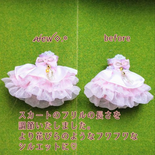 ドール服 リカちゃん 27cmドール 和風 ロリータ 桜の花びら