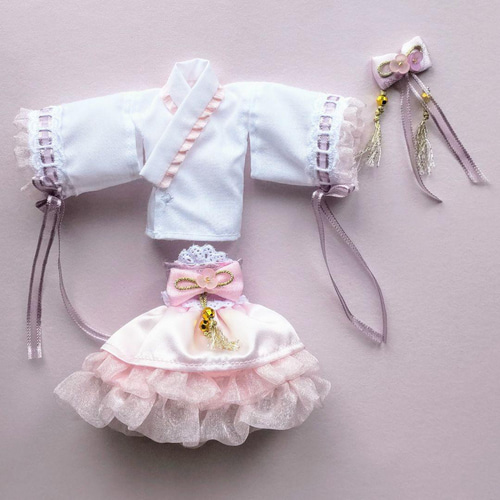 ドール服 リカちゃん 27cmドール 和風 ロリータ 桜の花びら ドール服 リカちゃん 27cmドール 和風 ロリータ 桜の花びら