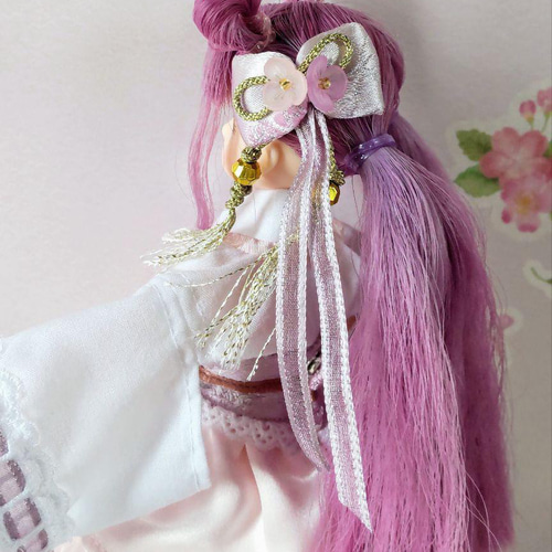 ドール服 リカちゃん 27cmドール 和風 ロリータ 桜の花びら ドール服 リカちゃん 27cmドール 和風 ロリータ 桜の花びら