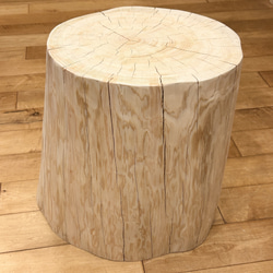 Hinoki  Wood  Stool  No.634 2枚目の画像