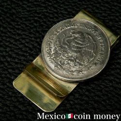 ＃M34 Mexico Coin Money Clip 2枚目の画像