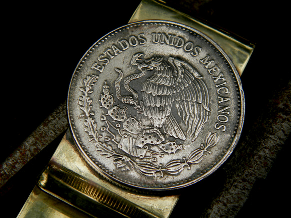 ＃M34 Mexico Coin Money Clip 6枚目の画像