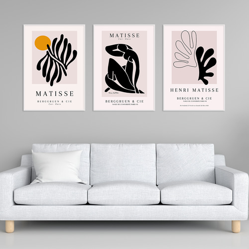 アートポスター 抽象画ポスター 植物アート マティス モダンアート