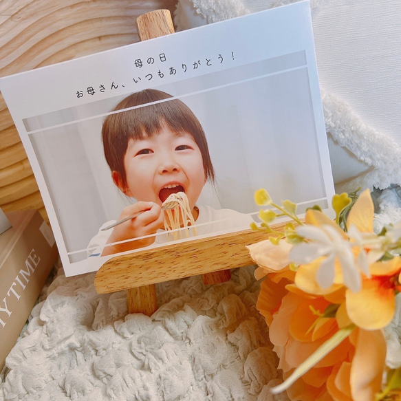 ハガキ【母の日 B】母の日 カレンダー お母さん お義母さん ママ プレゼント ポスター オリジナル 写真 2枚目の画像