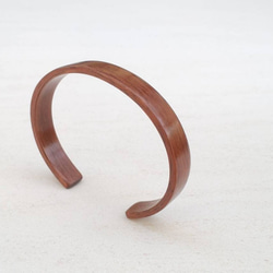 木のバングル ウォールナット 幅広 バングル・リストバンド Ikenaru