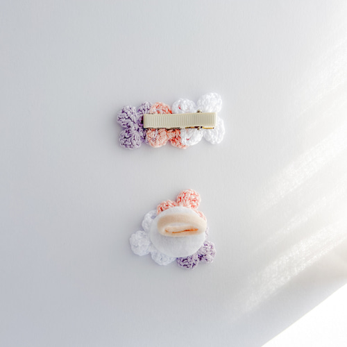 サンプルページ2 ♡ベビーヘアクリップ♡ヘアゴム♡ヘアピン　セミオーダーメイド オーダーページ】 サイドフリル ベビーリボン ヘアゴム クリップ
