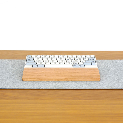 ｳｫﾙﾅｯﾄ・ｵｰｸ無垢材】 HHKB用リストレスト オスモオイル仕上げ