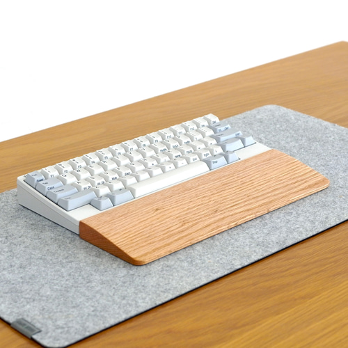ｳｫﾙﾅｯﾄ・ｵｰｸ無垢材】 HHKB用リストレスト オスモオイル仕上げ