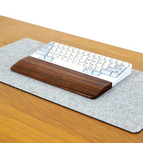 ｳｫﾙﾅｯﾄ・ｵｰｸ無垢材】 HHKB用リストレスト オスモオイル仕上げ