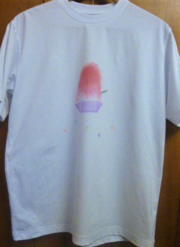 Tシャツ　かきごおり　Lサイズ 2枚目の画像