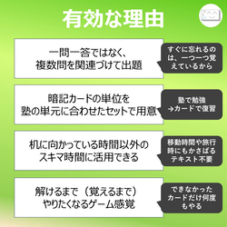 中学受験 暗記カード【4年上 社会・理科 11-19回】組分けテスト対策 予習シリーズ 20枚目の画像