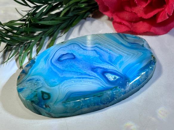 blue agate stone 瑪瑙 アゲート スライス blue agate stone 瑪瑙 アゲート スライス