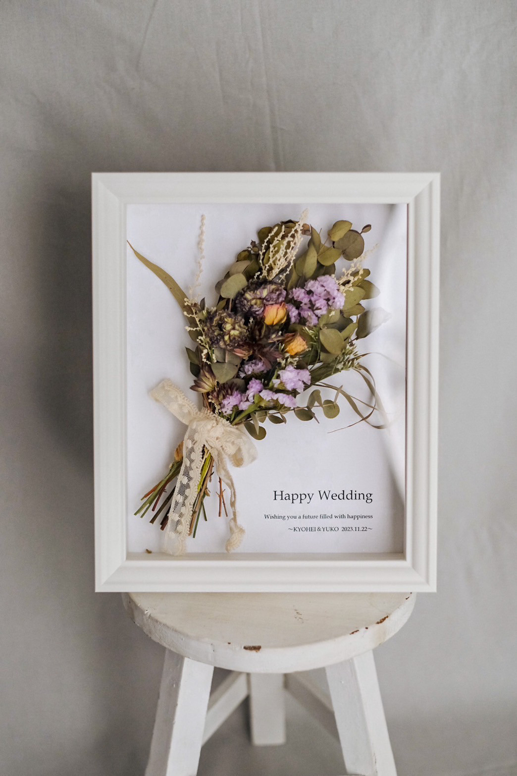 母の日の贈り物に　フラワーブーケボックス　フルオーダー