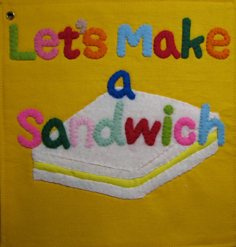 布絵本「Let's Make a Sandwich」