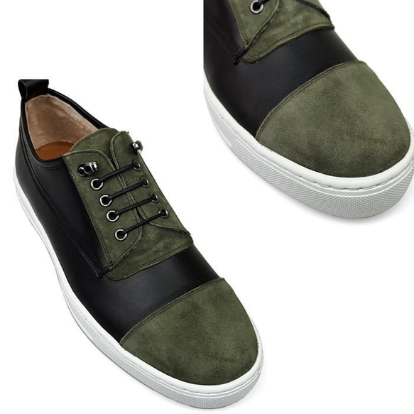 レザースニーカー 本革スニーカー スニーカー メンズスニーカー 本革 オーダーシューズ 靴 