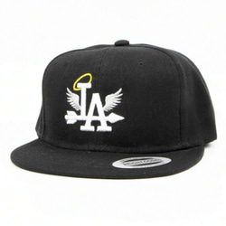 レア物新品 LAロゴ 大谷翔平 ドジャースブラックキャップ 帽子