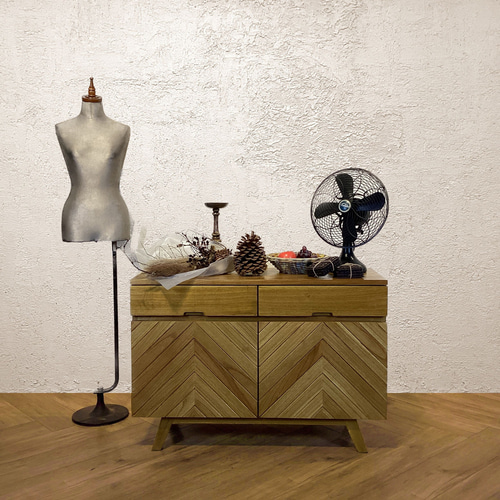 期間限定10％OFF!!】北欧スタイル 無垢材 ヘリンボーン ロータイプ