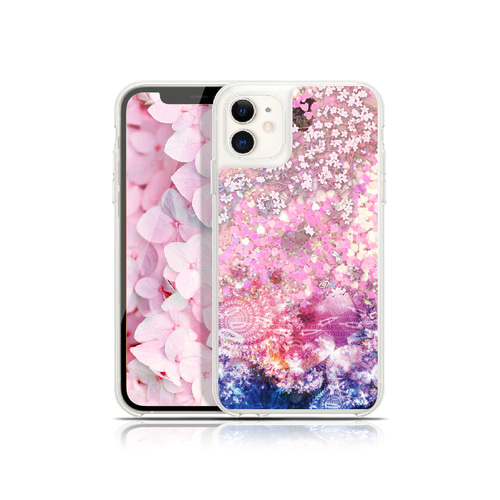 グリッターケースの押し花スマホケース　※iPhone 限定 楽天市場】押し花 グリッター iphoneケースの通販
