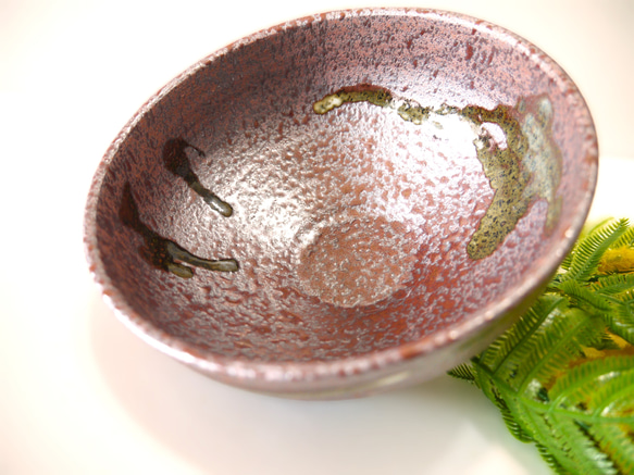 抹茶椀 　雨だれ・鉄さび色　ⅱ 4枚目の画像