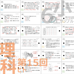 中学受験 暗記カード【6年上 社会・理科 10-17回】組分けテスト対策 予習シリーズ 13枚目の画像