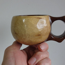 モンキーポッドの一木彫りコーヒーカップ 8枚目の画像