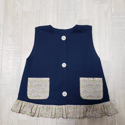 フリル裾スモック3点セット フリル裾スモック3点セット キッズトップス スモック フリル」の人気