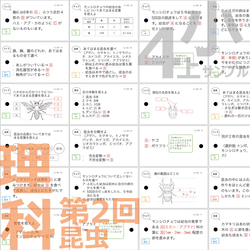 中学受験 暗記カード【4年上 理科 ハーフセット 1-9回】 組分けテスト対策 予習シリーズ 3枚目の画像