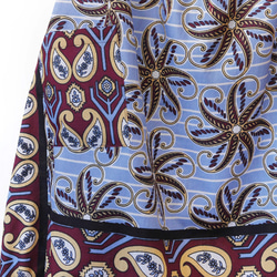 アフリカ布のバルーンスカート（カンガスカート）コクーンスカート 大人かわいい 5枚目の画像