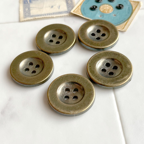 1ボックス 1900´s メタルボタン アンティーク ヴィンテージ アメリカ