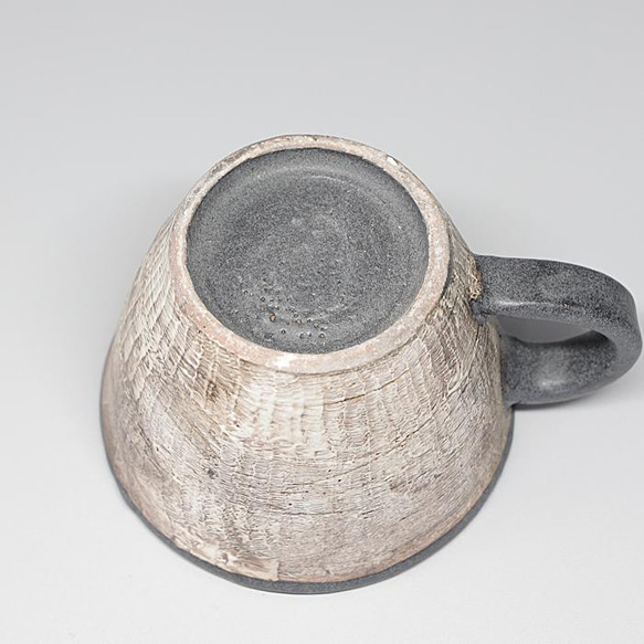 おしゃれ「カップ＆ソーサー」コーヒーカップ コップ 陶器 手作り 窯元 風泥舎 fudeisha-104 5枚目の画像