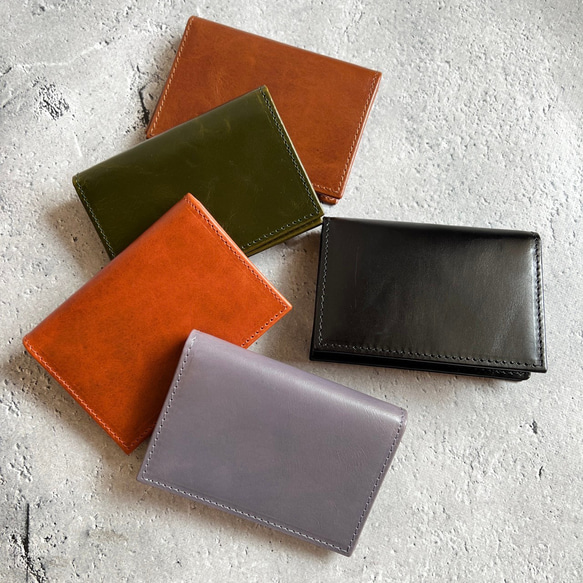 受注生産】modica ハンドメイド 名刺ケース カードケース 本革 レザー