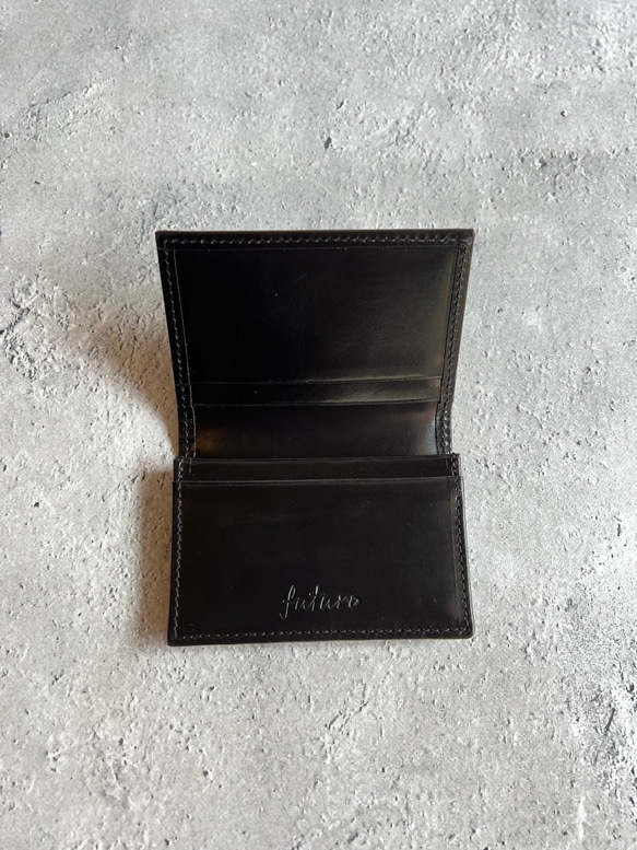 【受注生産】modica ハンドメイド 名刺ケース カードケース 本革 レザー 日本製 3枚目の画像