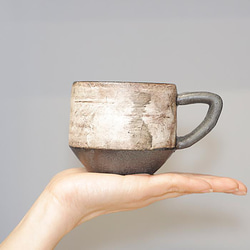 おしゃれ「カップ＆ソーサー（丸）」コーヒーカップ コップ 陶器 手作り 窯元 風泥舎 fudeisha-105 7枚目の画像