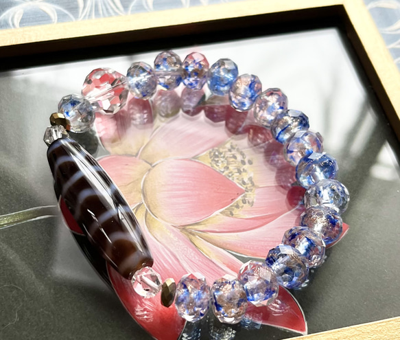 開光 流水紋天珠 ブレスレット dzi * ΚΑйON * 通販 17514787 開光 流水紋天珠 ブレスレット dzi * ΚΑйON * 通販 17514787