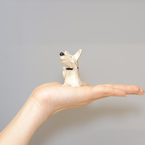 Amazon.co.jp: 戌 いぬ 干支置物 日本製 陶器 瀬戸焼 狛犬