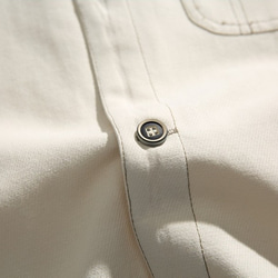 レトロで高品質なシャツゆったりした男性用半袖シャツ W324 15枚目の画像