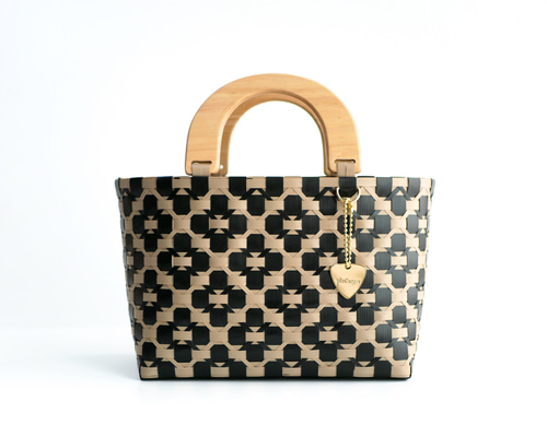 Sovelana 花柄ボックス型ハンドバッグ Sovelana 花柄ボックス型ハンドバッグ