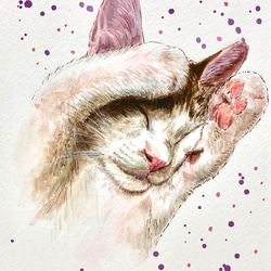 オーダーメイド サンプル 猫の絵 鉛筆画 絵画 ENPITSUYA 通販
