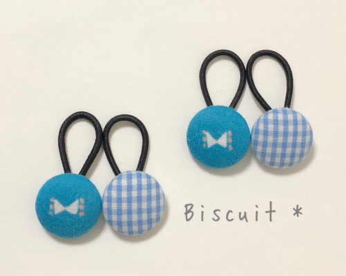 キッズ用♡くるみボタンヘアゴム 雑貨・その他 Biscuit * 通販