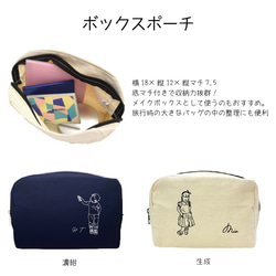 ■MAMA MADE■うちの子グッズ ポーチ 買い物 キャンパス 小物入れ バッグ 名入れ  オーダーメイド 5枚目の画像