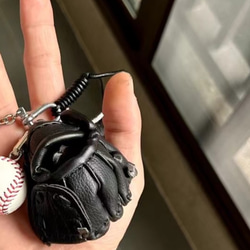 【野球】可愛い 本革レザーチャーム 鞄のチャーム　 11枚目の画像