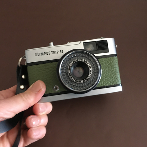 整備済・保証付】オリンパス TRIP35 フィルムカメラ｜抹茶グリーン
