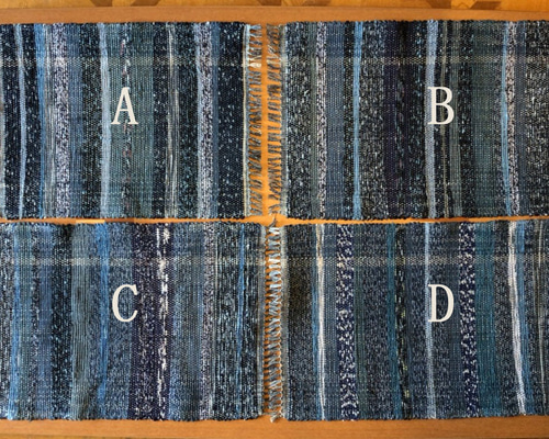 裂き織り テーブルマット・テーブルセンター（4種） その他インテリア