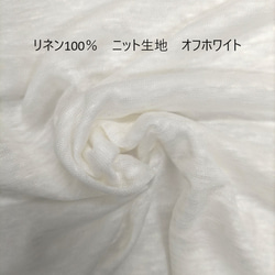 生地 ニット リネン 1ｍ単位 麻 リネン100％ 涼感 夏 送料無料 広幅 2枚目の画像