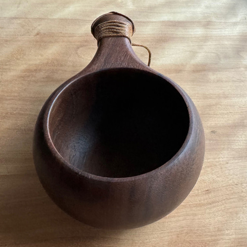木のマグカップ ククサ KUKSA 26 ウォールナット材 キャンプ 木のマグカップ ククサ KUKSA 26 ウォールナット材 キャンプ